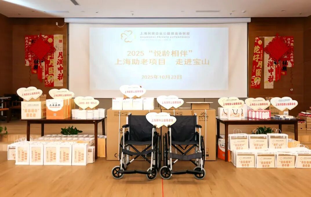 上海民营企业公益基金会联盟“悦龄相伴”助老项目走进宝山